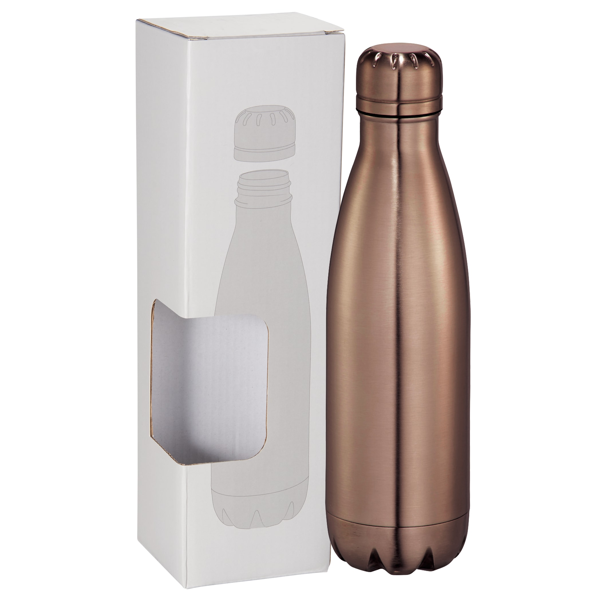 Copper Vacuum Insulated Bottle 17oz w/ Window Box 1