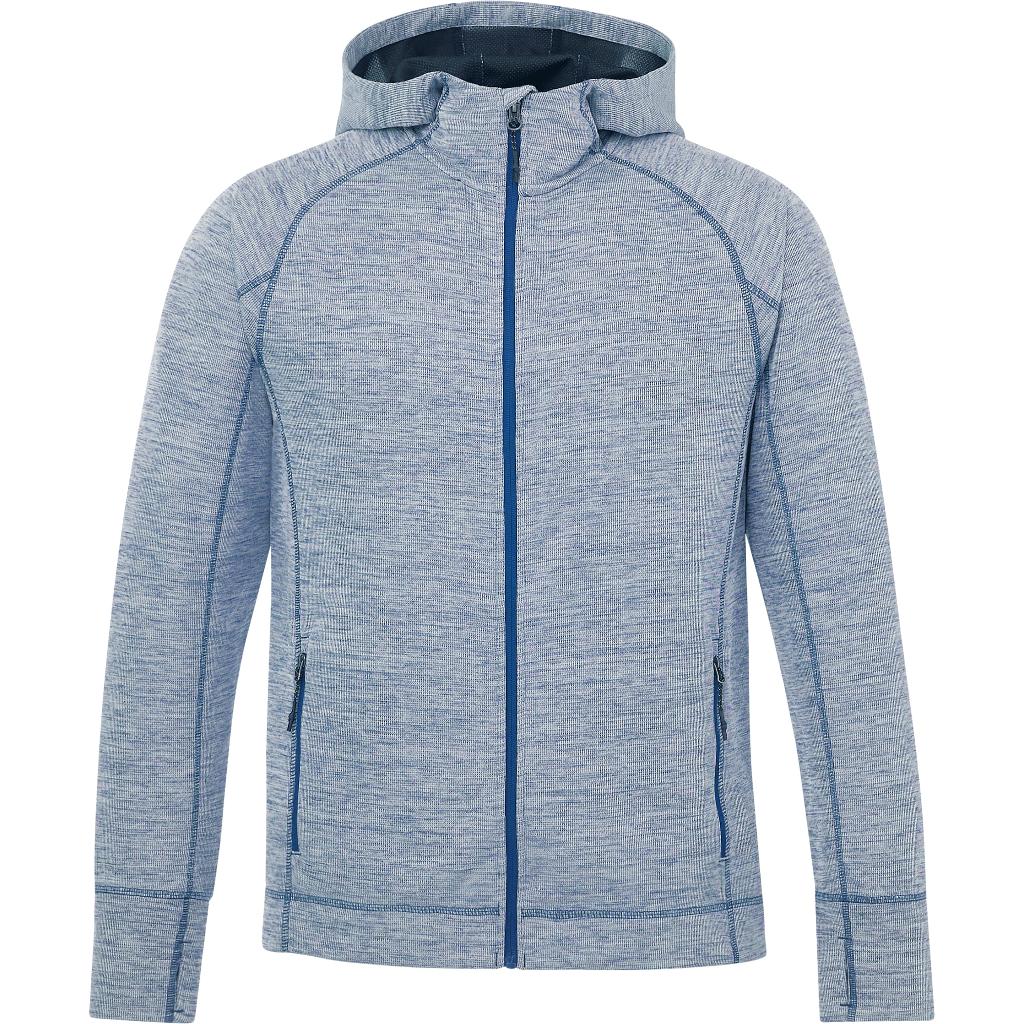 Men's ODELL Performance Knit Full Zip Hoodie with Thumb Holes 2