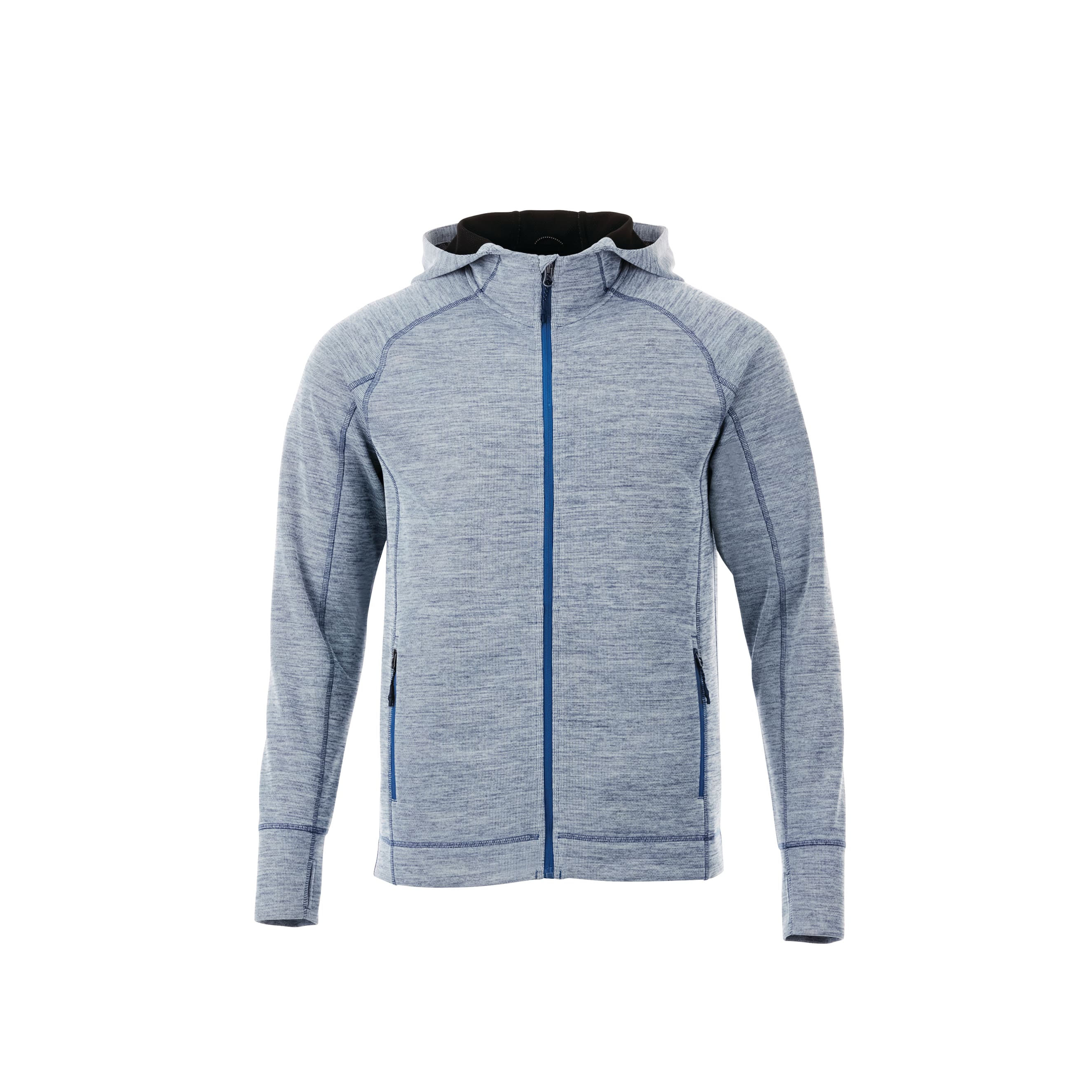 Men's ODELL Performance Knit Full Zip Hoodie with Thumb Holes 2