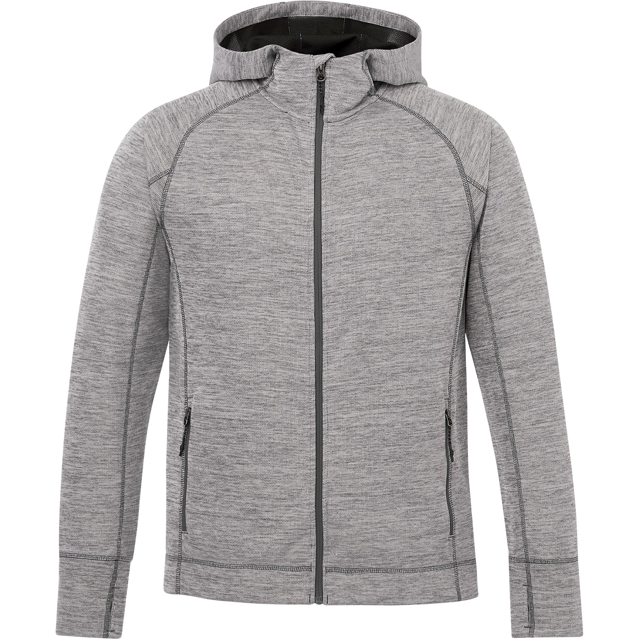 Men's ODELL Performance Knit Full Zip Hoodie with Thumb Holes 2