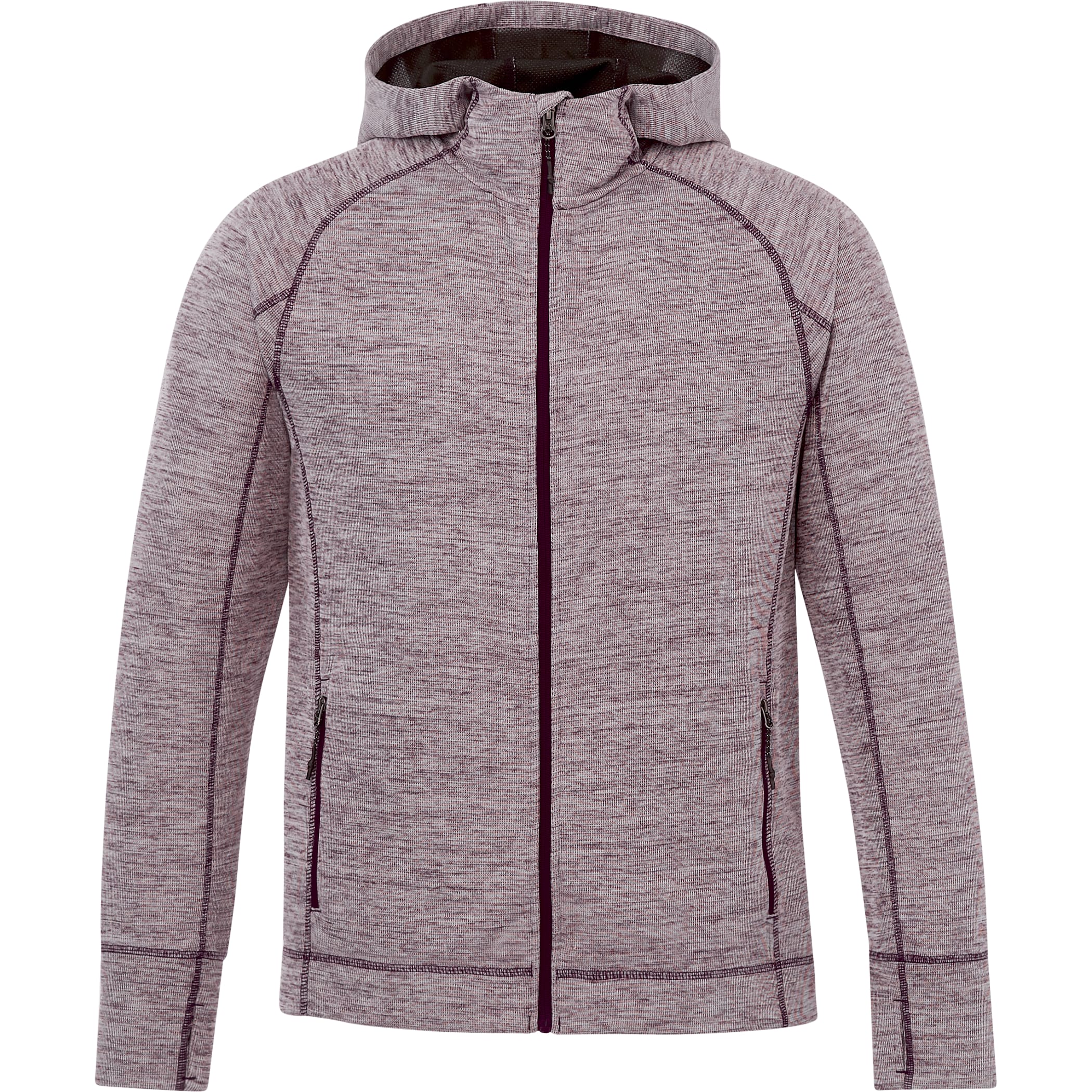Men's ODELL Performance Knit Full Zip Hoodie with Thumb Holes 2