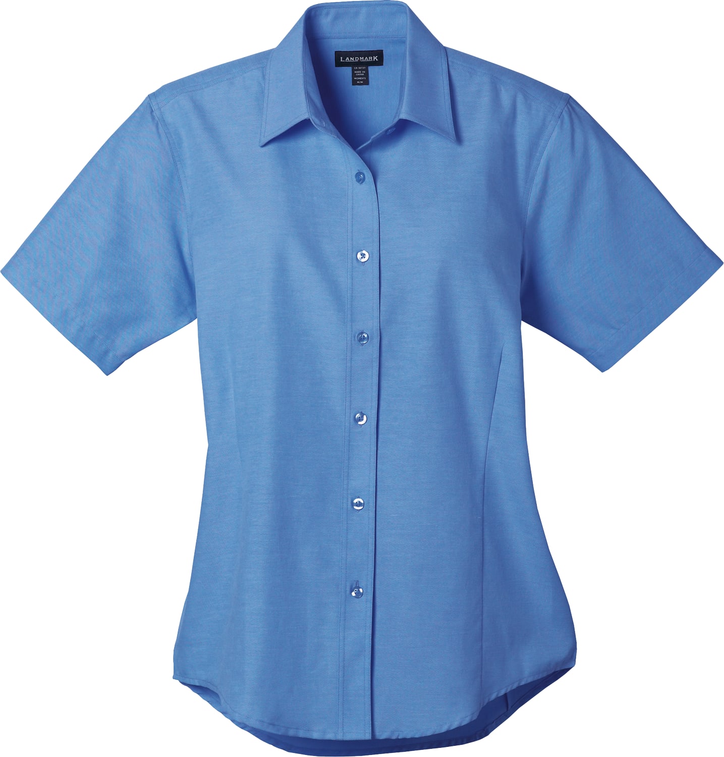 Women's LAMBERT Oxford Short Sleeve Button Up Shirt 2