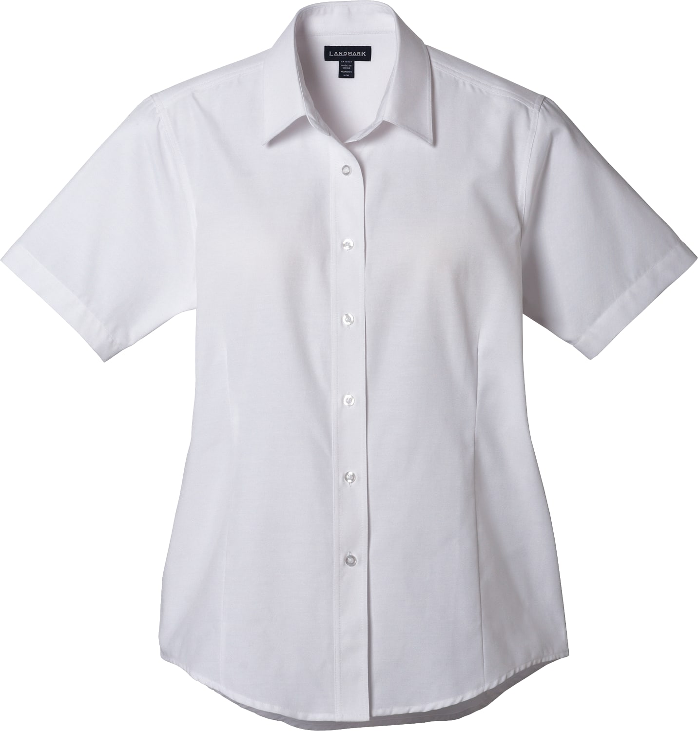 Women's LAMBERT Oxford Short Sleeve Button Up Shirt 2