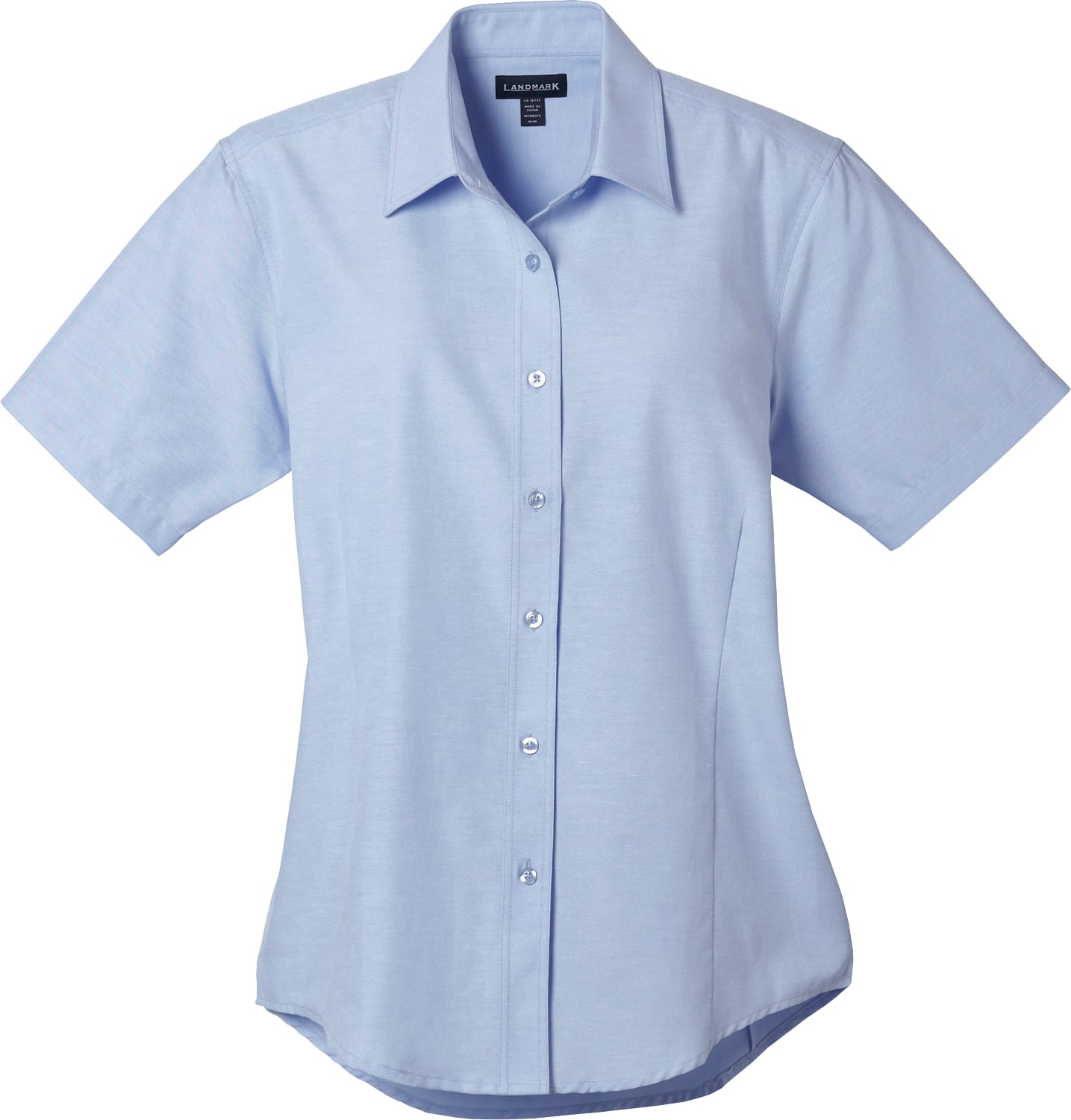 Women's LAMBERT Oxford Short Sleeve Button Up Shirt 2