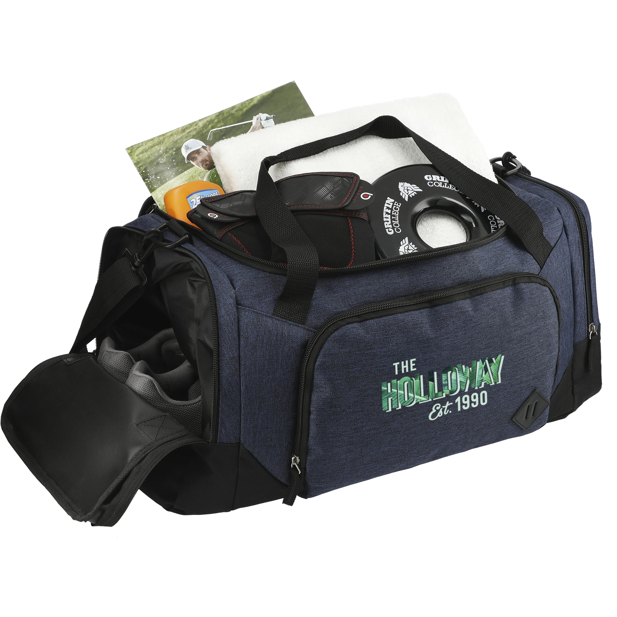 Graphite 21" Weekender Duffle Bag with Side Shoe Pocket 1