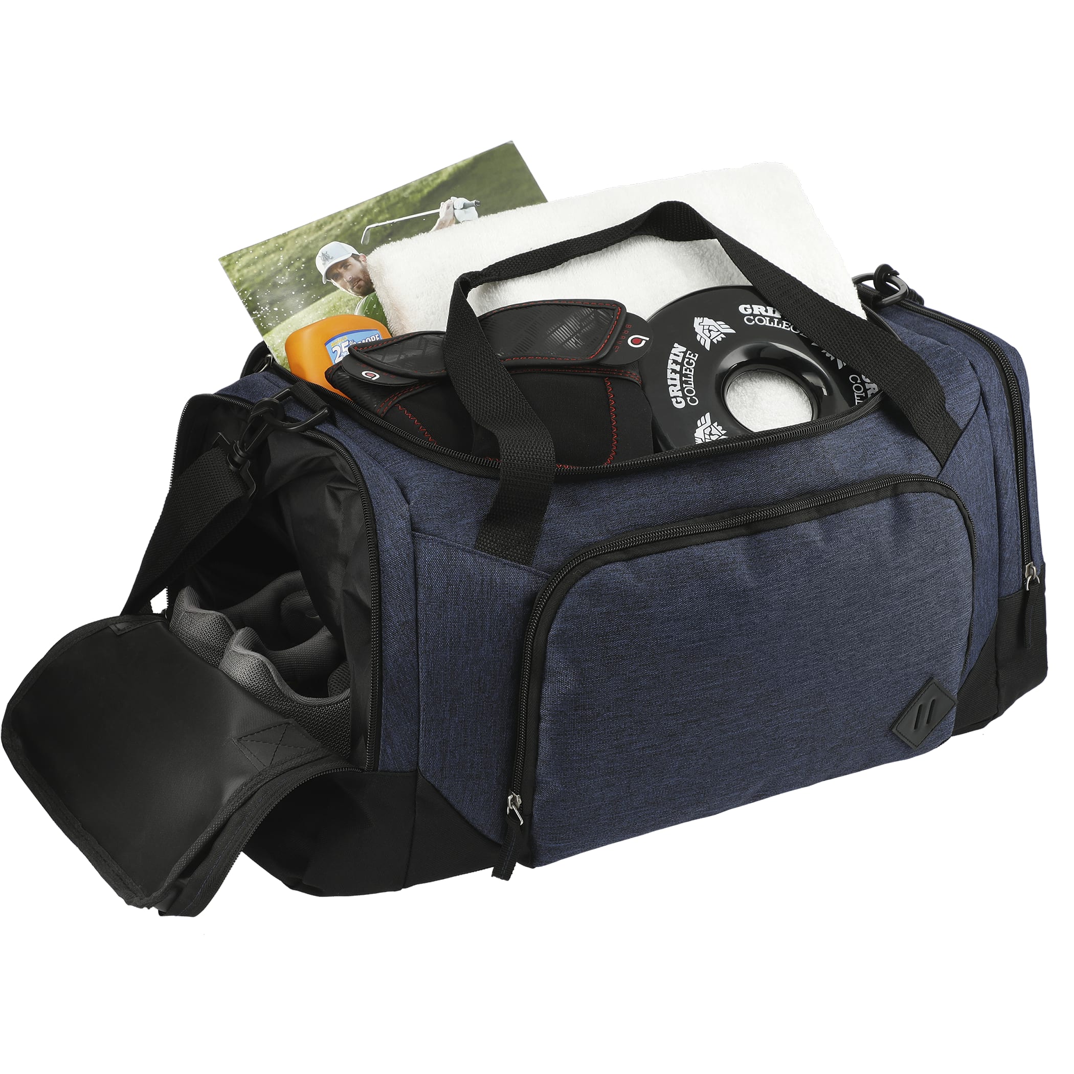 Graphite 21" Weekender Duffle Bag with Side Shoe Pocket 1