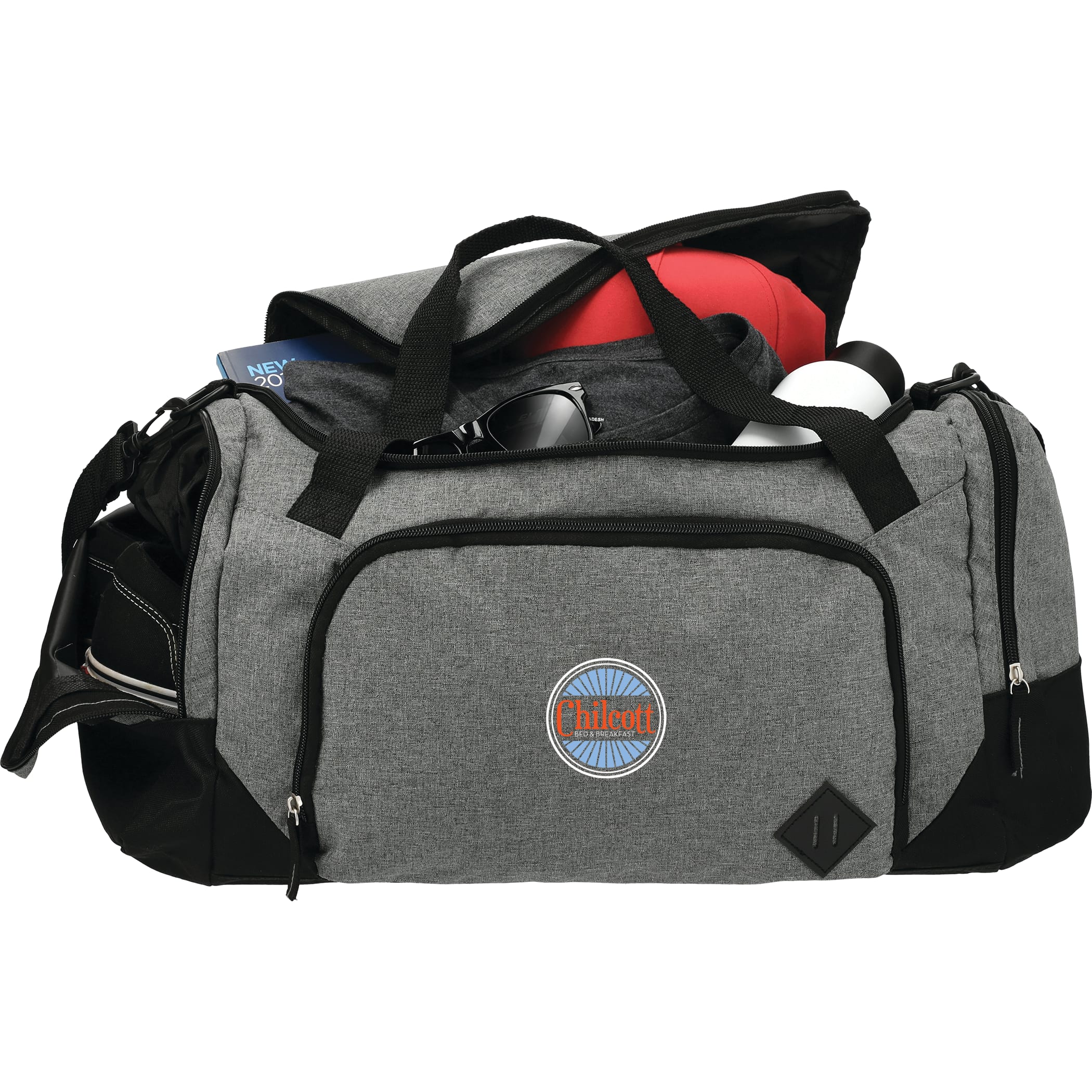 Graphite 21" Weekender Duffle Bag with Side Shoe Pocket 1