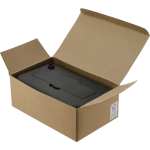 Bamboo Fiber Lunch Box with Utensils - 1022-14BKAngle-Left Bamboo Fiber Lunch Box with Utensils - 1022-14BKAngle-Left