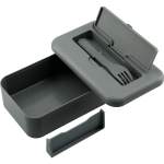 Bamboo Fiber Lunch Box with Utensils - 1022-14GYAngle-Right Bamboo Fiber Lunch Box with Utensils - 1022-14GYAngle-Right