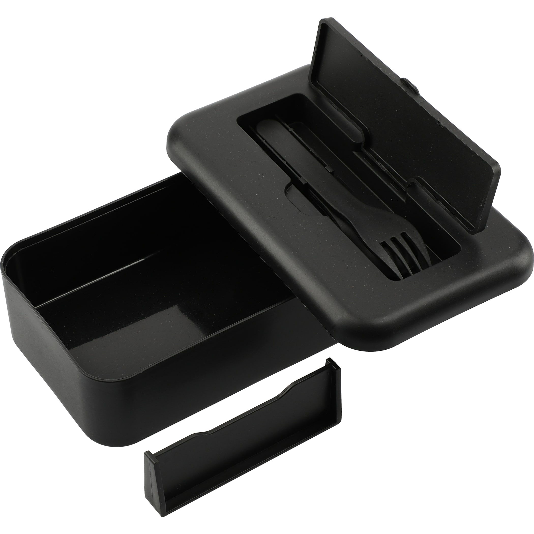 Bamboo Fiber Lunch Box with Utensils 1