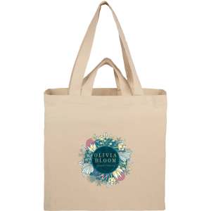 Organic 6oz Cotton Dual Carry Tote 1 Organic 6oz Cotton Dual Carry Tote 1