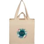 Organic 6oz Cotton Dual Carry Tote 1 Organic 6oz Cotton Dual Carry Tote 1