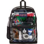 Jansport Clear Backpack - 1967-09CLFront Jansport Clear Backpack - 1967-09CLFront