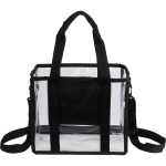 Small Clear Tote - 7901-58BKBack Small Clear Tote - 7901-58BKBack