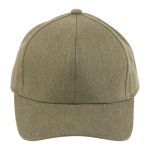 Recycled Cotton Twill 6 Panel Ballcap - Olive Green Recycled Cotton Twill 6 Panel Ballcap - Olive Green