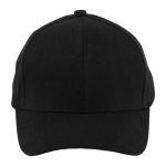 Recycled Cotton Twill 6 Panel Ballcap - Black Recycled Cotton Twill 6 Panel Ballcap - Black