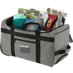 Graphite Recycled Wheeled Duffle Bag - 8400-41GAAngle-Left Graphite Recycled Wheeled Duffle Bag - 8400-41GAAngle-Left