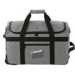 Graphite Recycled Wheeled Duffle Bag - 8400-41GAFront Graphite Recycled Wheeled Duffle Bag - 8400-41GAFront