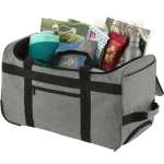 Graphite Recycled Wheeled Duffle Bag - 8400-41GAAngle-Left Graphite Recycled Wheeled Duffle Bag - 8400-41GAAngle-Left