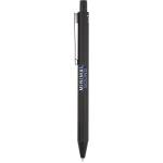 Halo Soft Touch Recycled Aluminum Gel Pen - SM-5203BKFront Halo Soft Touch Recycled Aluminum Gel Pen - SM-5203BKFront