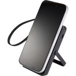 UL Listed MagClick™ Power Bank and Watch Charger - 7122-18BKFront UL Listed MagClick™ Power Bank and Watch Charger - 7122-18BKFront