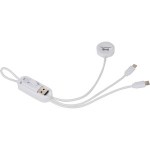Allcord 5-in-1 Charging Cable with iWatch Charger - 7143-79WHFront Allcord 5-in-1 Charging Cable with iWatch Charger - 7143-79WHFront
