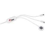 Allcord 5-in-1 Charging Cable with iWatch Charger - 7143-79WHFront Allcord 5-in-1 Charging Cable with iWatch Charger - 7143-79WHFront