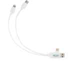 5-in-1 Recycled Charging Cable - SM-2852WHFront 5-in-1 Recycled Charging Cable - SM-2852WHFront