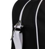 Varsity Sport Duffle Bag - SM-8222BKFront Varsity Sport Duffle Bag - SM-8222BKFront