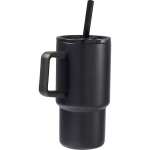 Summit 18oz Recycled Vacuum Insulated Mug w/ Straw - SM-6976BKBack Summit 18oz Recycled Vacuum Insulated Mug w/ Straw - SM-6976BKBack