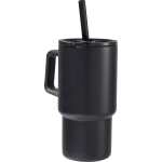 Summit 18oz Recycled Vacuum Insulated Mug w/ Straw - SM-6976BKBack Summit 18oz Recycled Vacuum Insulated Mug w/ Straw - SM-6976BKBack