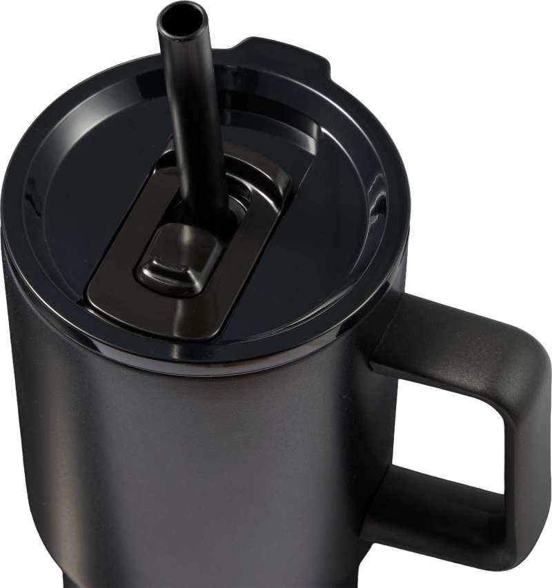 Summit 18oz Recycled Vacuum Insulated Mug w/ Straw 1 Summit 18oz Recycled Vacuum Insulated Mug w/ Straw 1