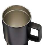 Summit 18oz Recycled Vacuum Insulated Mug w/ Straw - SM-6976BKFront Summit 18oz Recycled Vacuum Insulated Mug w/ Straw - SM-6976BKFront