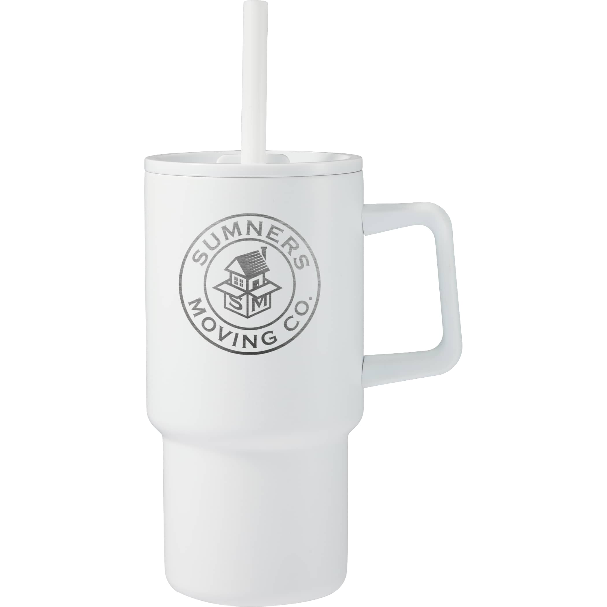 Summit 18oz Recycled Vacuum Insulated Mug w/ Straw 1