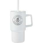 Summit 18oz Recycled Vacuum Insulated Mug w/ Straw - SM-6965FDFront Summit 18oz Recycled Vacuum Insulated Mug w/ Straw - SM-6965FDFront
