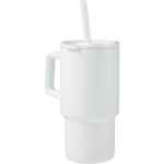 Summit 18oz Recycled Vacuum Insulated Mug w/ Straw - SM-6976WHFront Summit 18oz Recycled Vacuum Insulated Mug w/ Straw - SM-6976WHFront