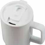 Summit 18oz Recycled Vacuum Insulated Mug w/ Straw - SM-6976WHBack Summit 18oz Recycled Vacuum Insulated Mug w/ Straw - SM-6976WHBack