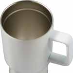 Summit 18oz Recycled Vacuum Insulated Mug w/ Straw - SM-6976WHFront Summit 18oz Recycled Vacuum Insulated Mug w/ Straw - SM-6976WHFront