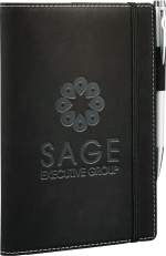 5.25'' x 7.5'' FSC® Mix Revello Refillable Journal - 2700-66BKAngle-Right 5.25'' x 7.5'' FSC® Mix Revello Refillable Journal - 2700-66BKAngle-Right