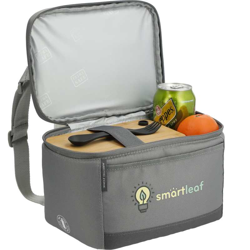 Arctic Zone® Repreve® Recycled 6 Can Lunch Cooler 1 Arctic Zone® Repreve® Recycled 6 Can Lunch Cooler 1