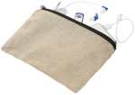 Recycled 5oz Cotton Twill Pouch - SM-9935NTAngle-Left Recycled 5oz Cotton Twill Pouch - SM-9935NTAngle-Left