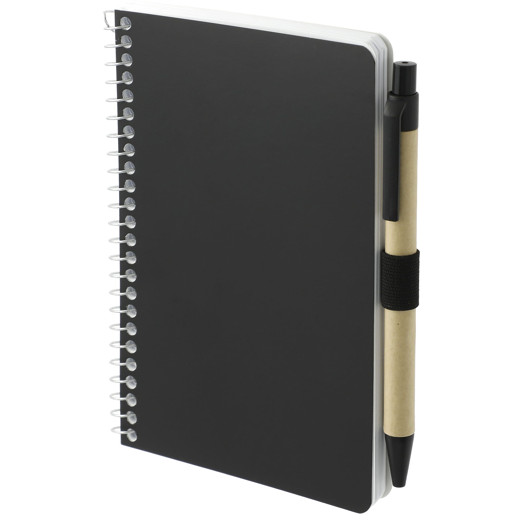 4'' x 6'' FSC® Mix Pocket Spiral Notebook with Pen 1