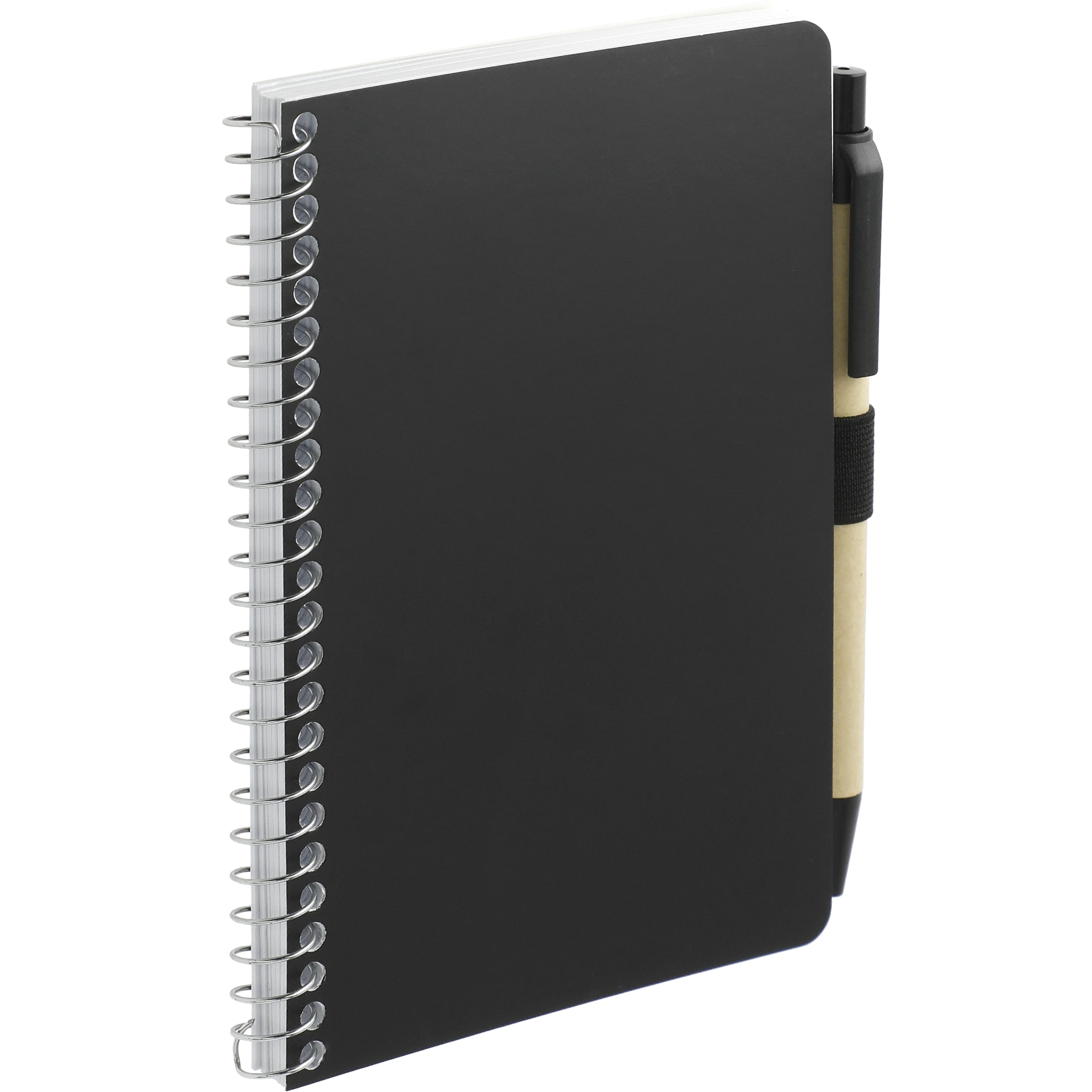 4'' x 6'' FSC® Mix Pocket Spiral Notebook with Pen 1