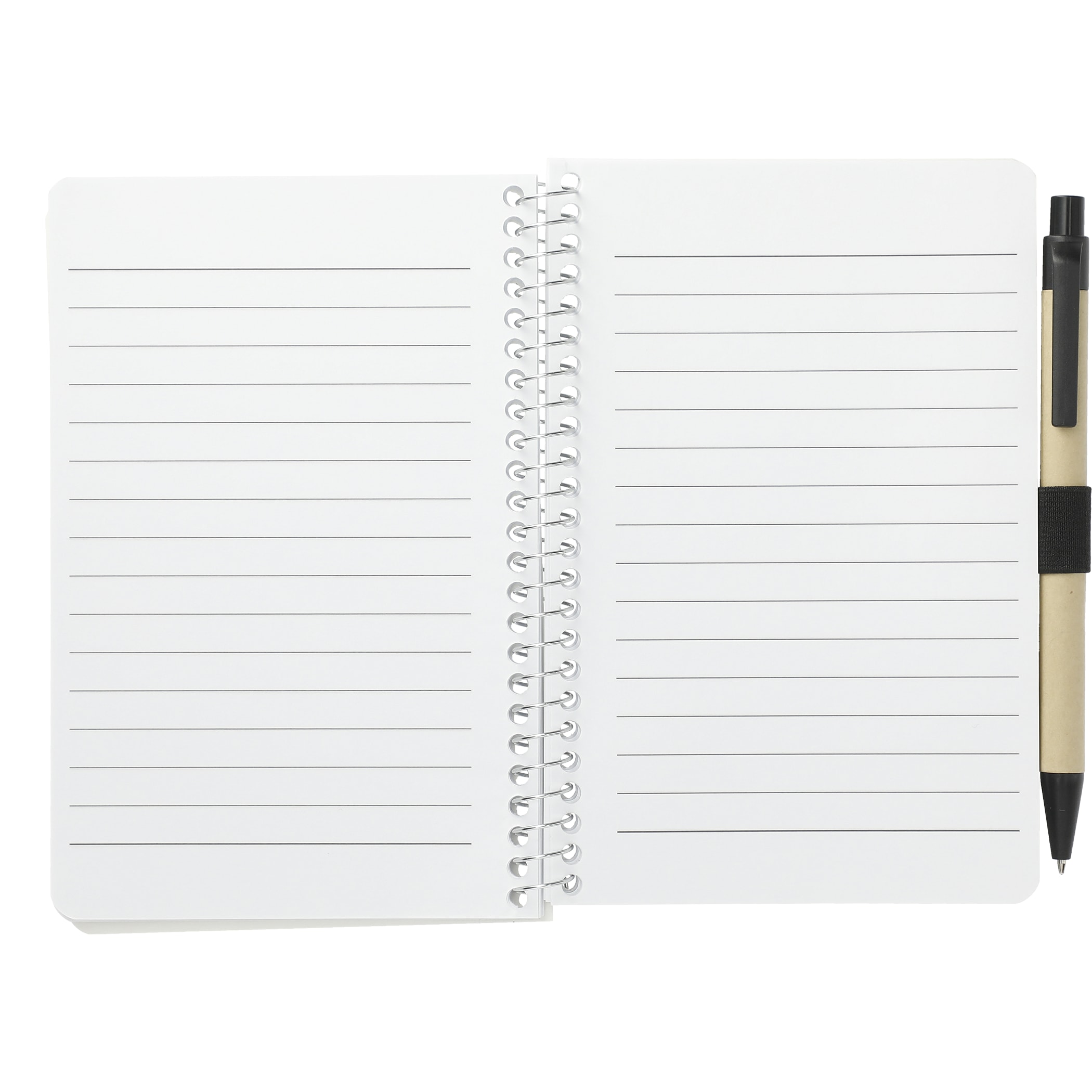 4'' x 6'' FSC® Mix Pocket Spiral Notebook with Pen 1
