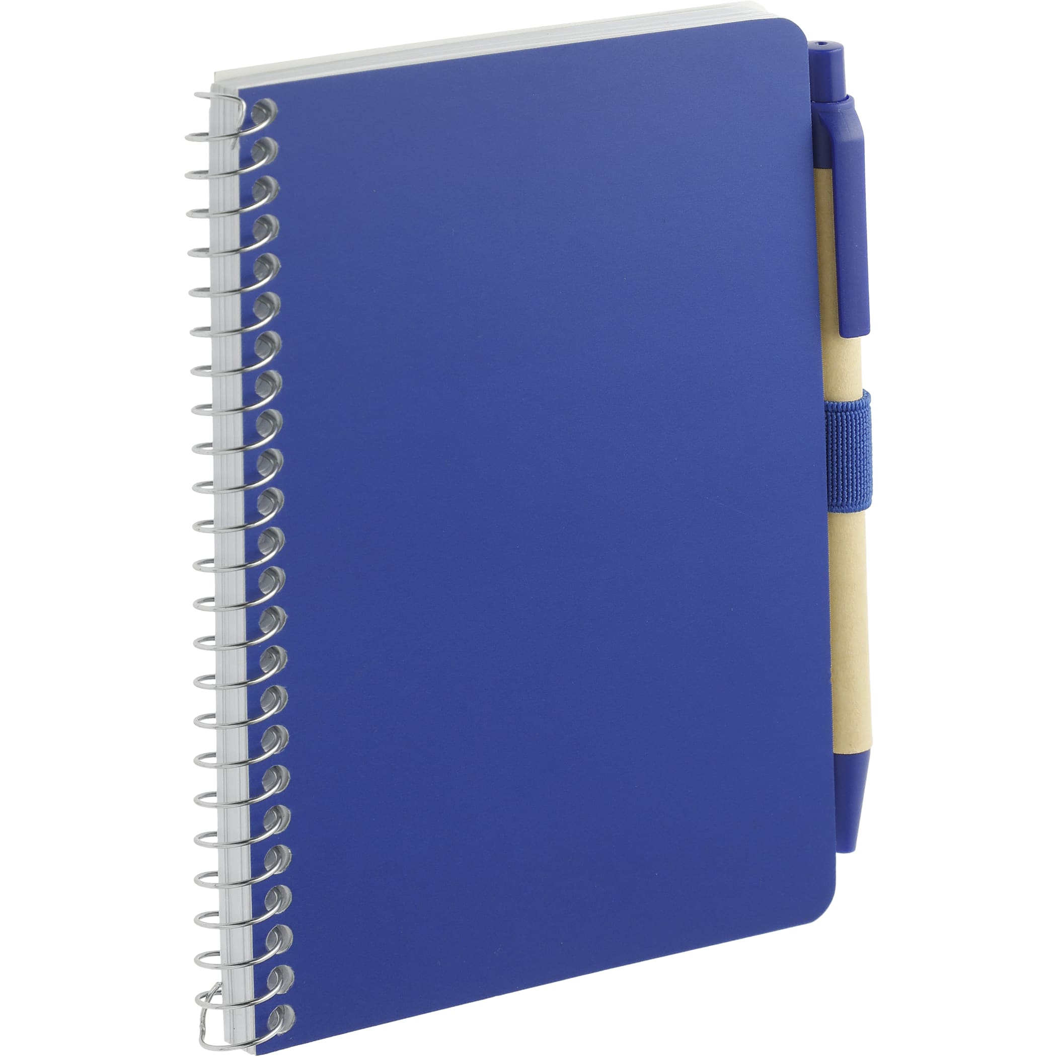 4'' x 6'' FSC® Mix Pocket Spiral Notebook with Pen 1