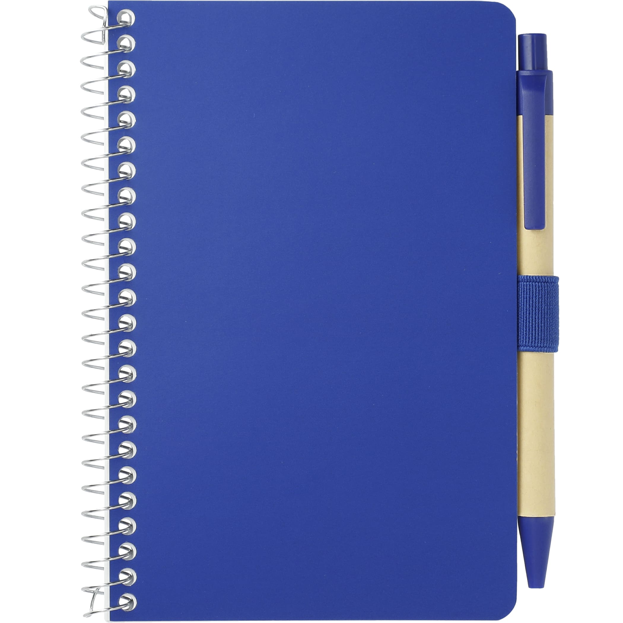 4'' x 6'' FSC® Mix Pocket Spiral Notebook with Pen 1