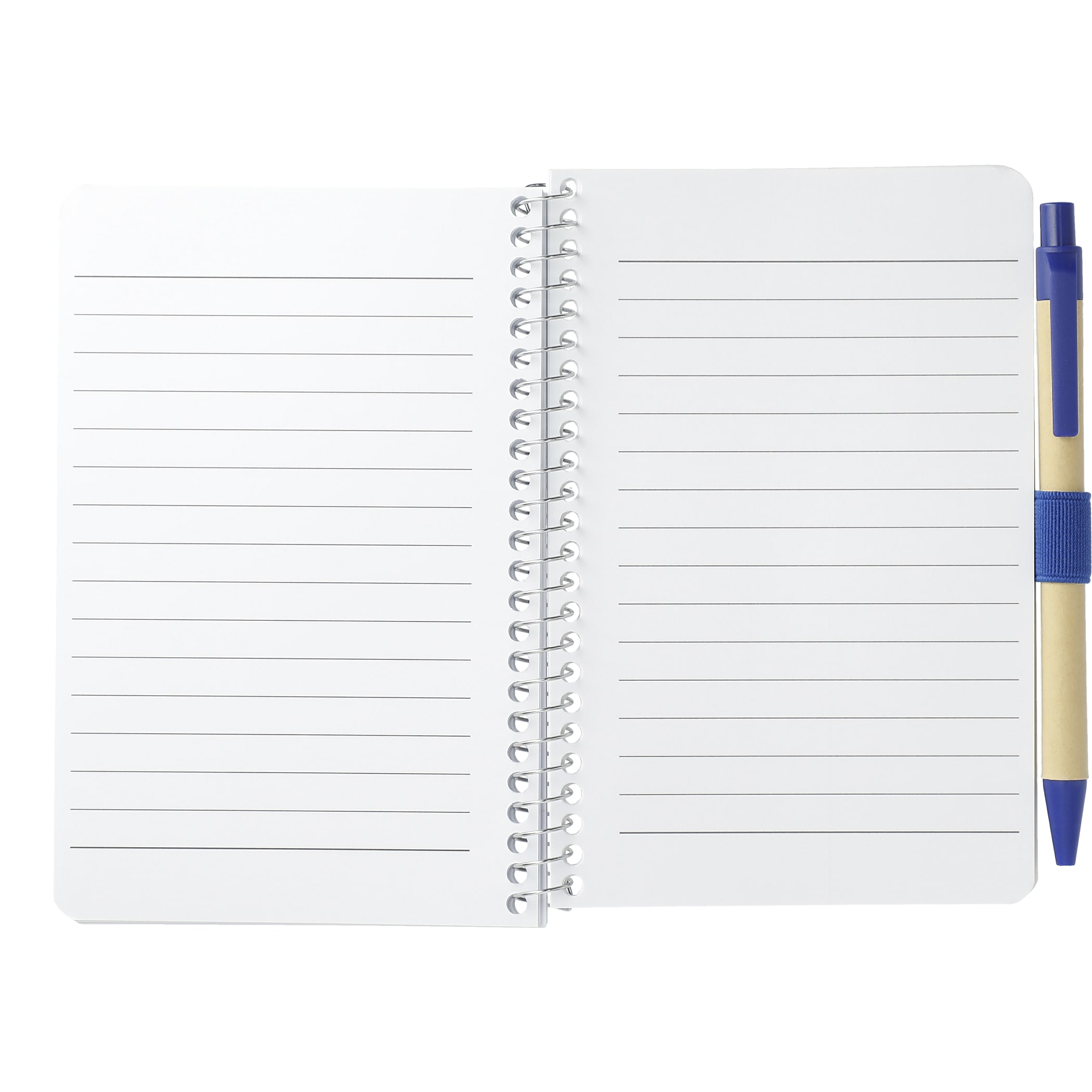 4'' x 6'' FSC® Mix Pocket Spiral Notebook with Pen 1