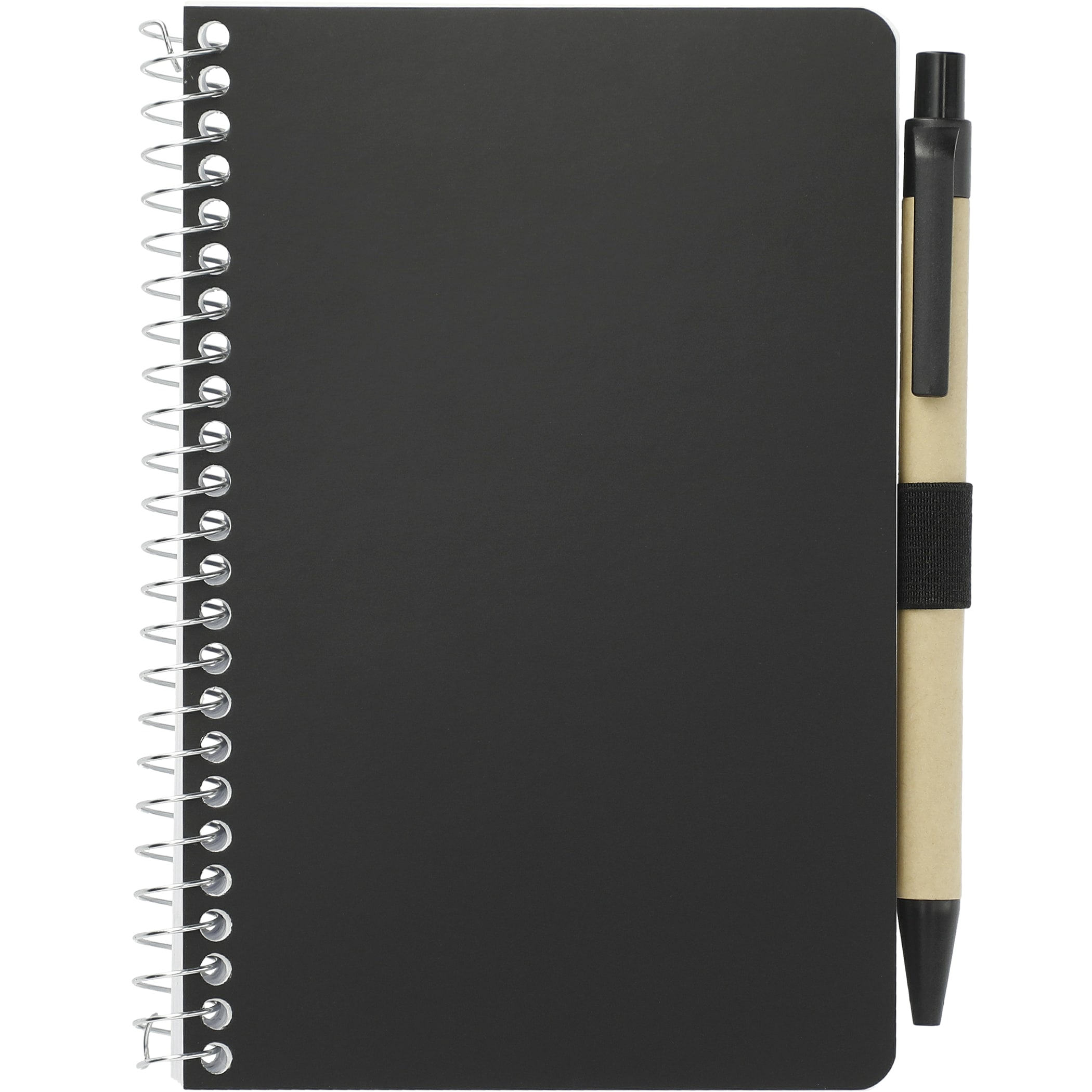 4'' x 6'' FSC® Mix Pocket Spiral Notebook with Pen 1