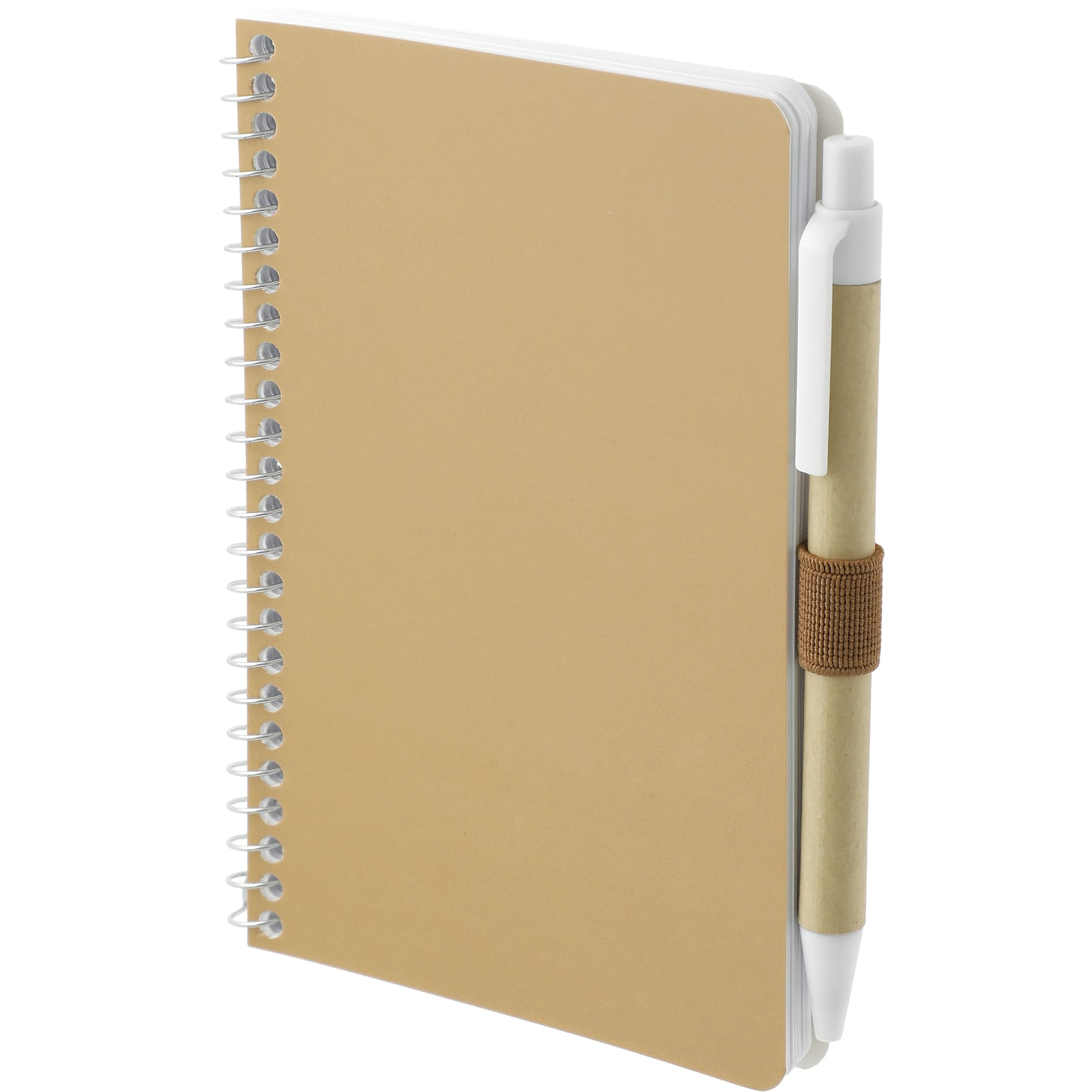 4'' x 6'' FSC® Mix Pocket Spiral Notebook with Pen 1
