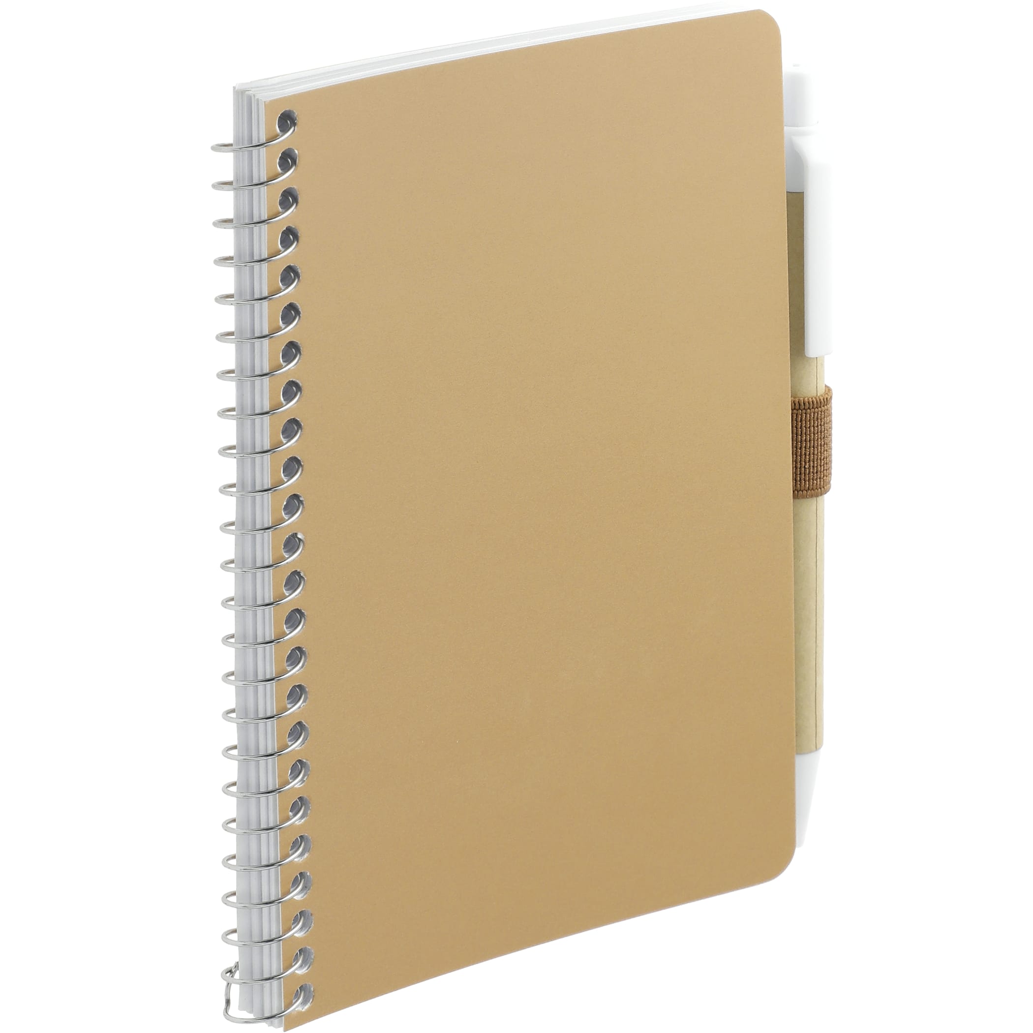4'' x 6'' FSC® Mix Pocket Spiral Notebook with Pen 1